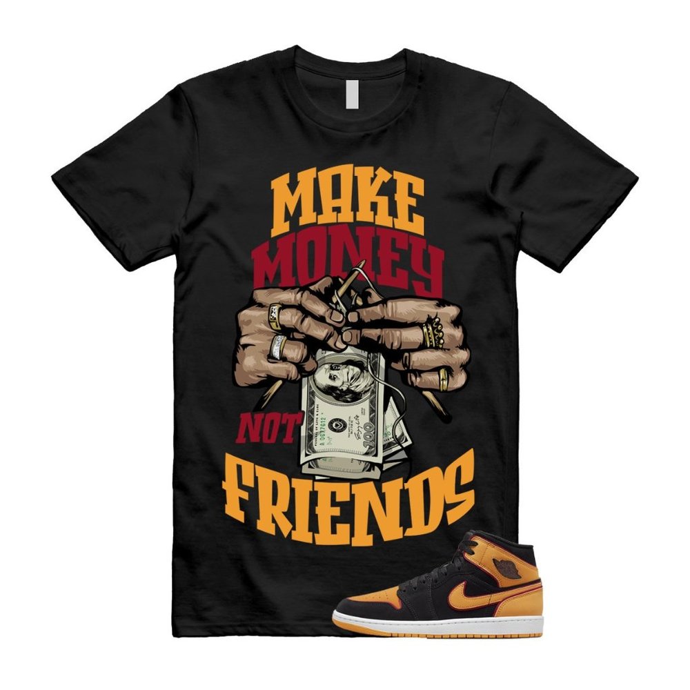 Vivid Orange Fat Tongue Black Cardinal Red 1 Mid T Shirt Match MM